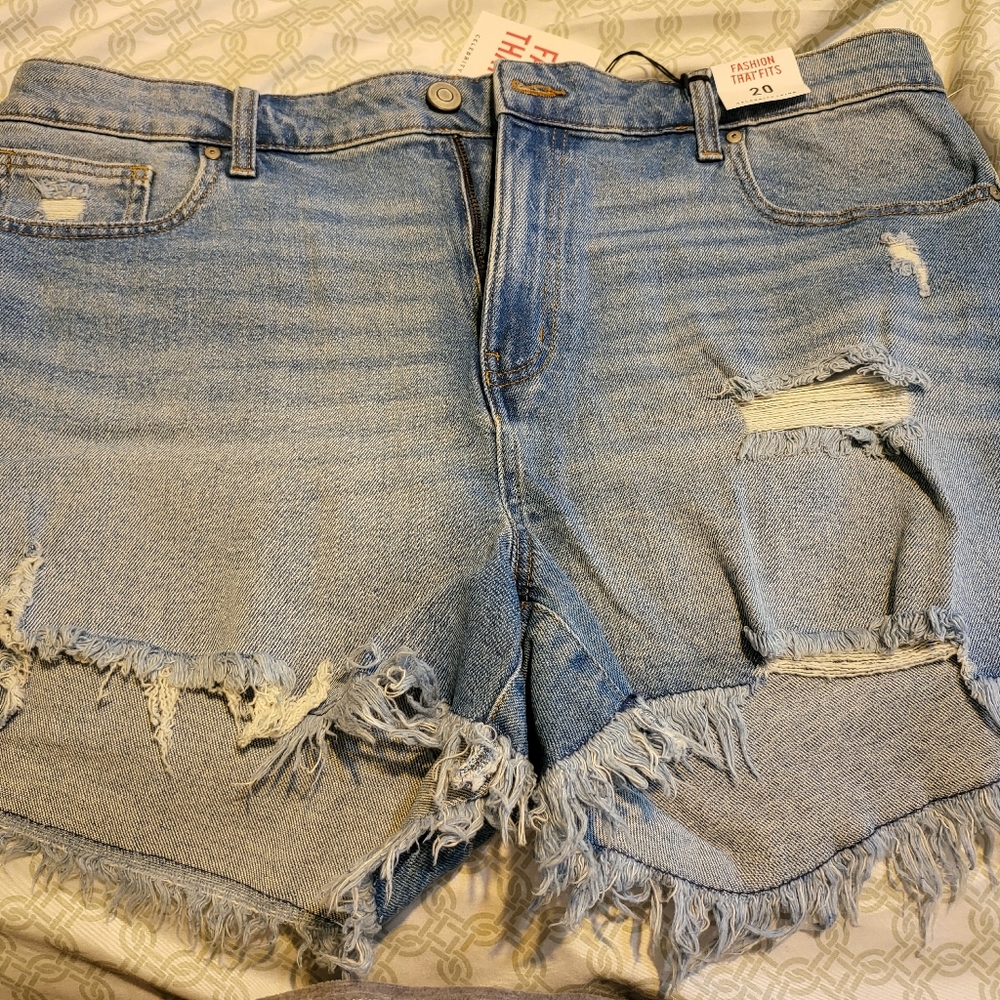 Celebrity Pink Beach Shorts. Size 20